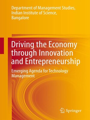 cover image of Driving the Economy through Innovation and Entrepreneurship